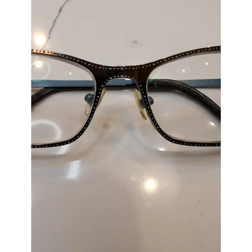 Lisa Loeb Wings 213 Chocolate Ivy Eyeglasses Frames 53-16-135 Cat Eye Glasses